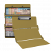 WhiteCoat Clipboard® Trifold - Tactical Brown Nursing Edition